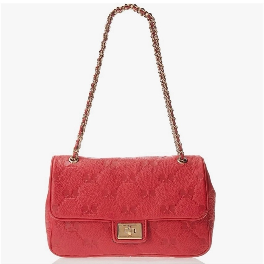 NWT Karl Lagerfeld red crossbody bag